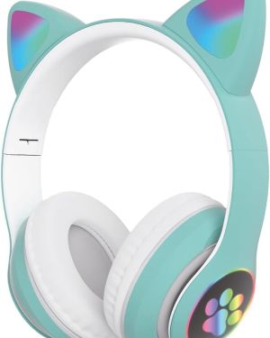 5.0 Kedi Kulak Üstü Bluetooth Kulaklık Yeşil BLT-44 1178367