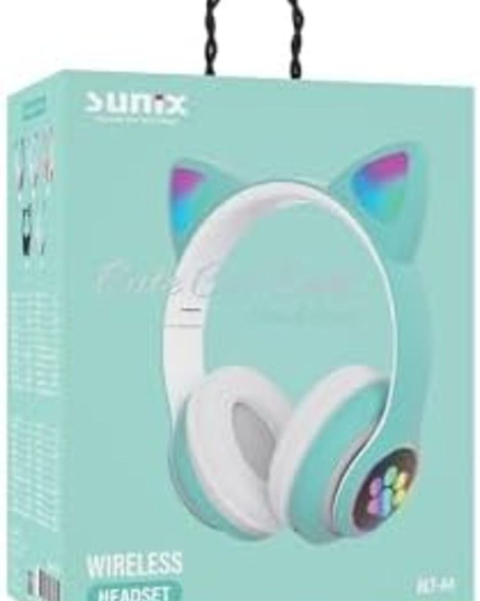 5.0 Kedi Kulak Üstü Bluetooth Kulaklık Yeşil BLT-44 1178367